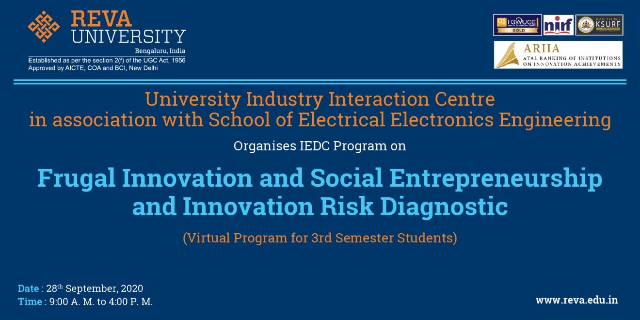 Frugal Innovation and Social Entrepreneurship and Innovation Risk Diagnostic